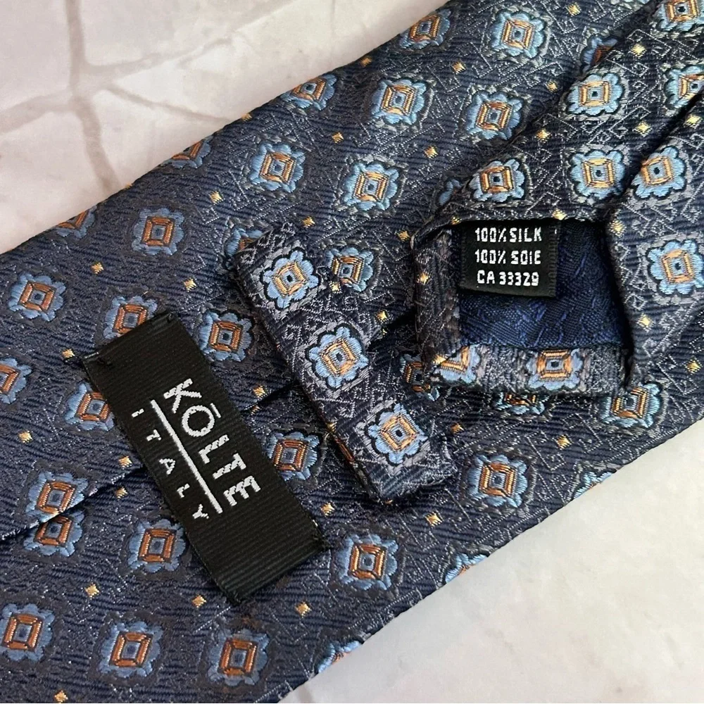 Kolte Italian Silk Patterned Men's 58” Tie